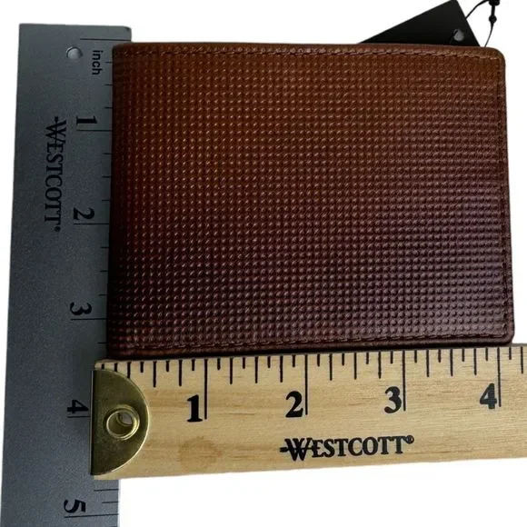 Patricia Nash Slin Bifold Wallet Ombre Dot Men's NWT NO Box - Picture 8 of 13